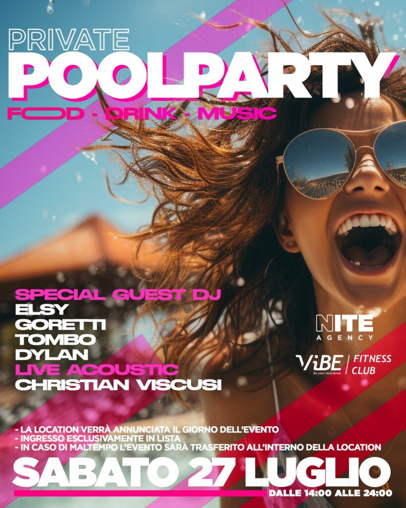 Be4you Poolparty Locandina